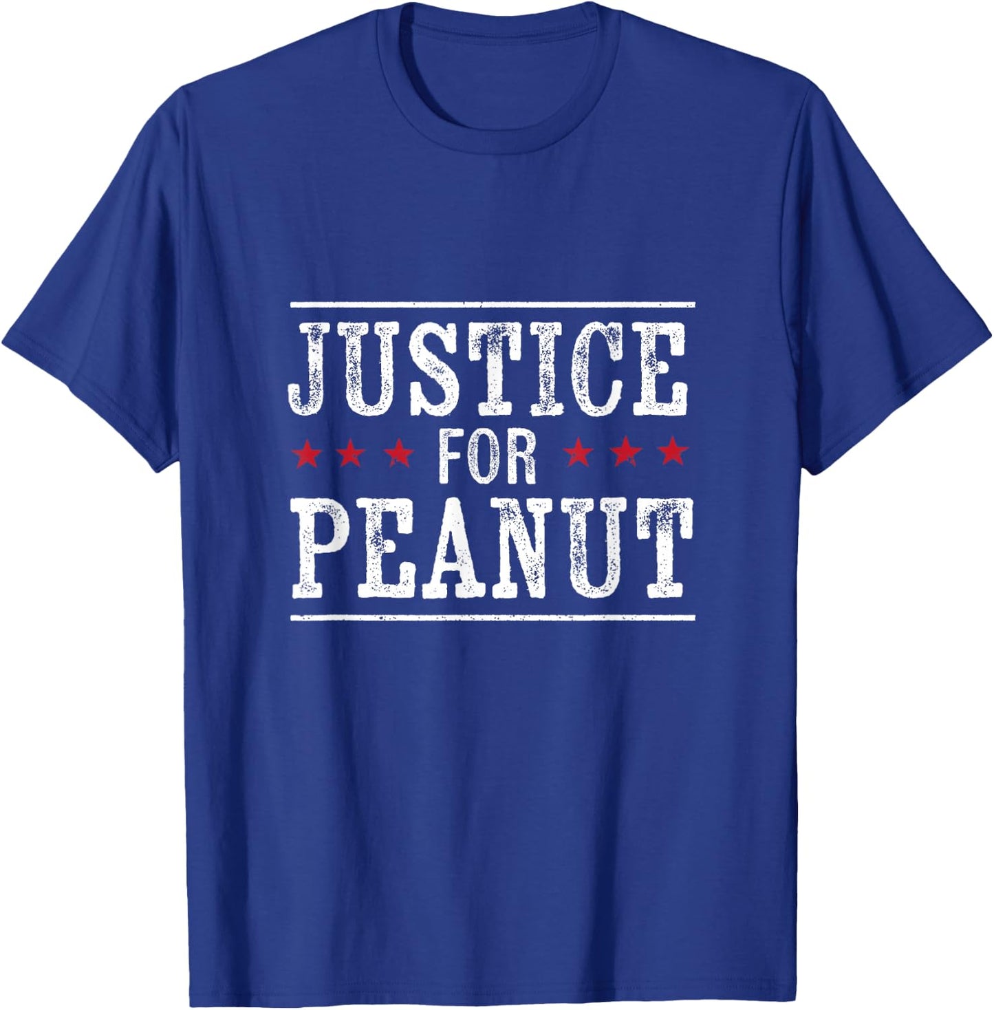 Justice For Peanut The Squirrel - Peanut Squirrel T-Shirt - T-Shirt | Royal