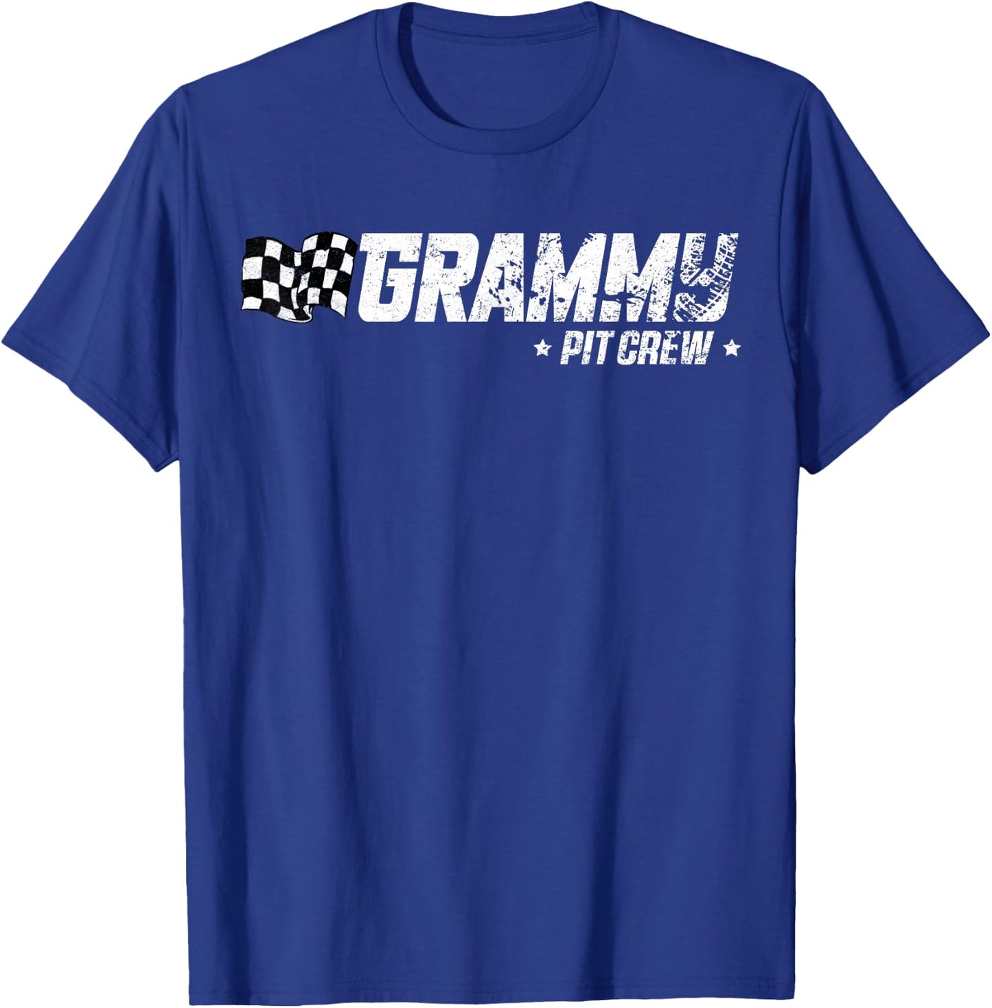 Grammy Pit Crew Race Car Birthday Family Racing T-Shirt - T-Shirt | Royal