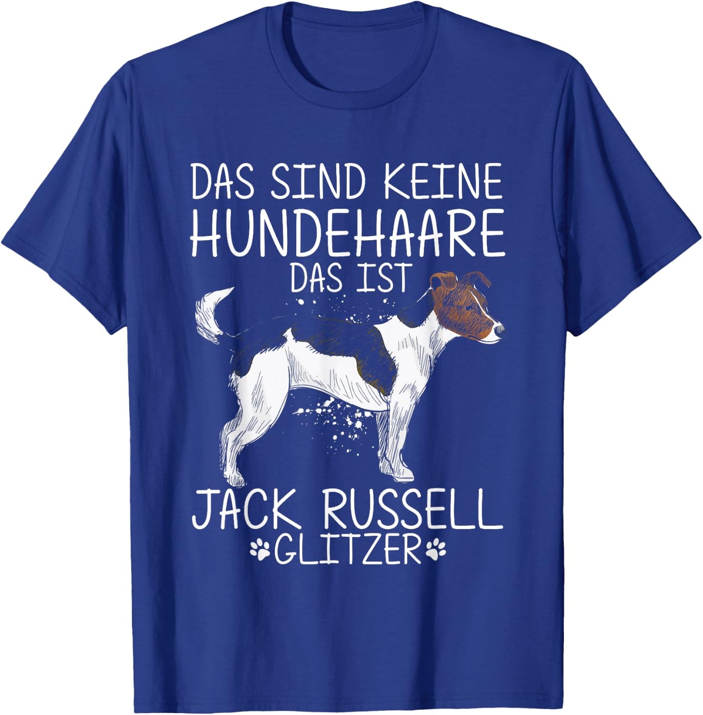 Jack Russell Terrier Hund Glitzer Geschenk Hundeliebhaber T-Shirt - T-Shirt | Royal
