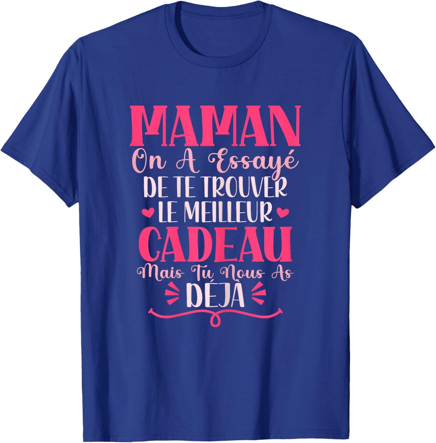 Mom Gift Mother's Day Personalised , Black T-Shirt - T-Shirt | Royal