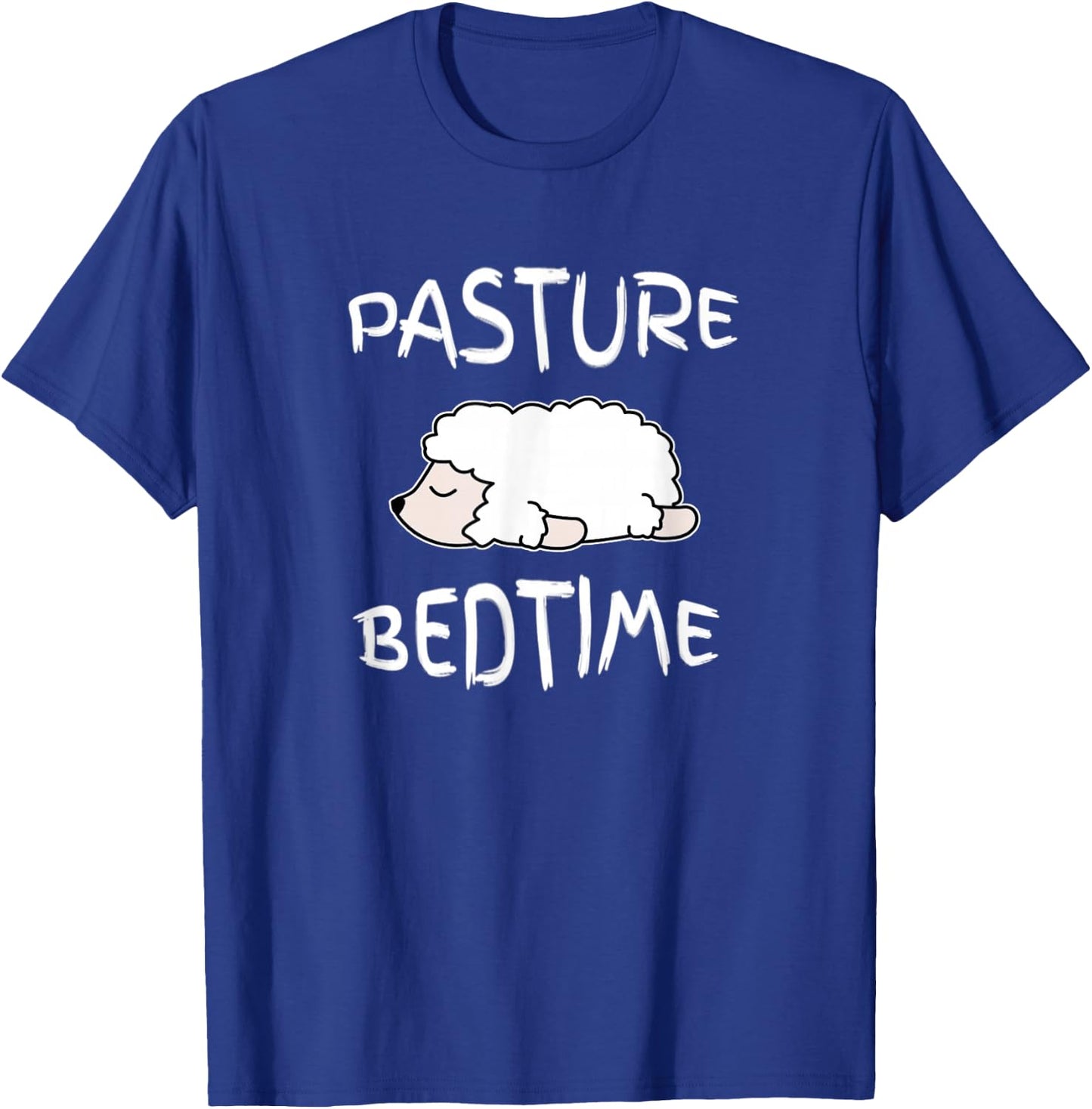 Lazy Sheep Pajamas Pasture Bedtime Pajama for Bedtime T-Shirt - T-Shirt | Royal