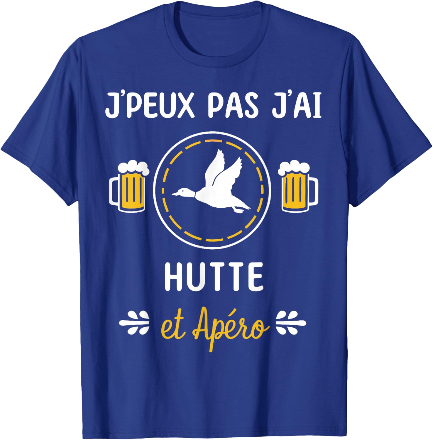 Je peux pas j'ai Hut , Black, S T-Shirt - T-Shirt | Royal