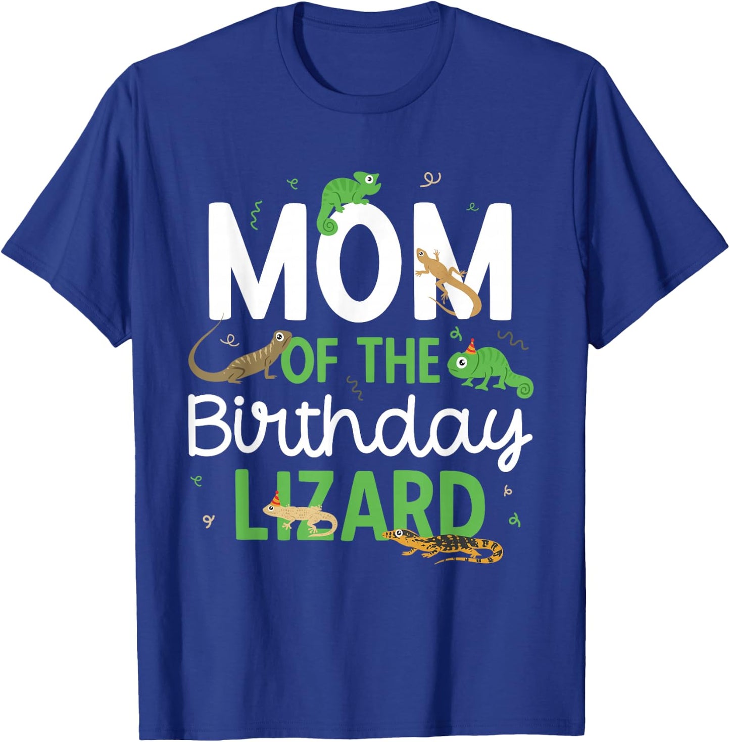 Children's Reptile Lizard Birthday T-Shirt - T-Shirt | Royal