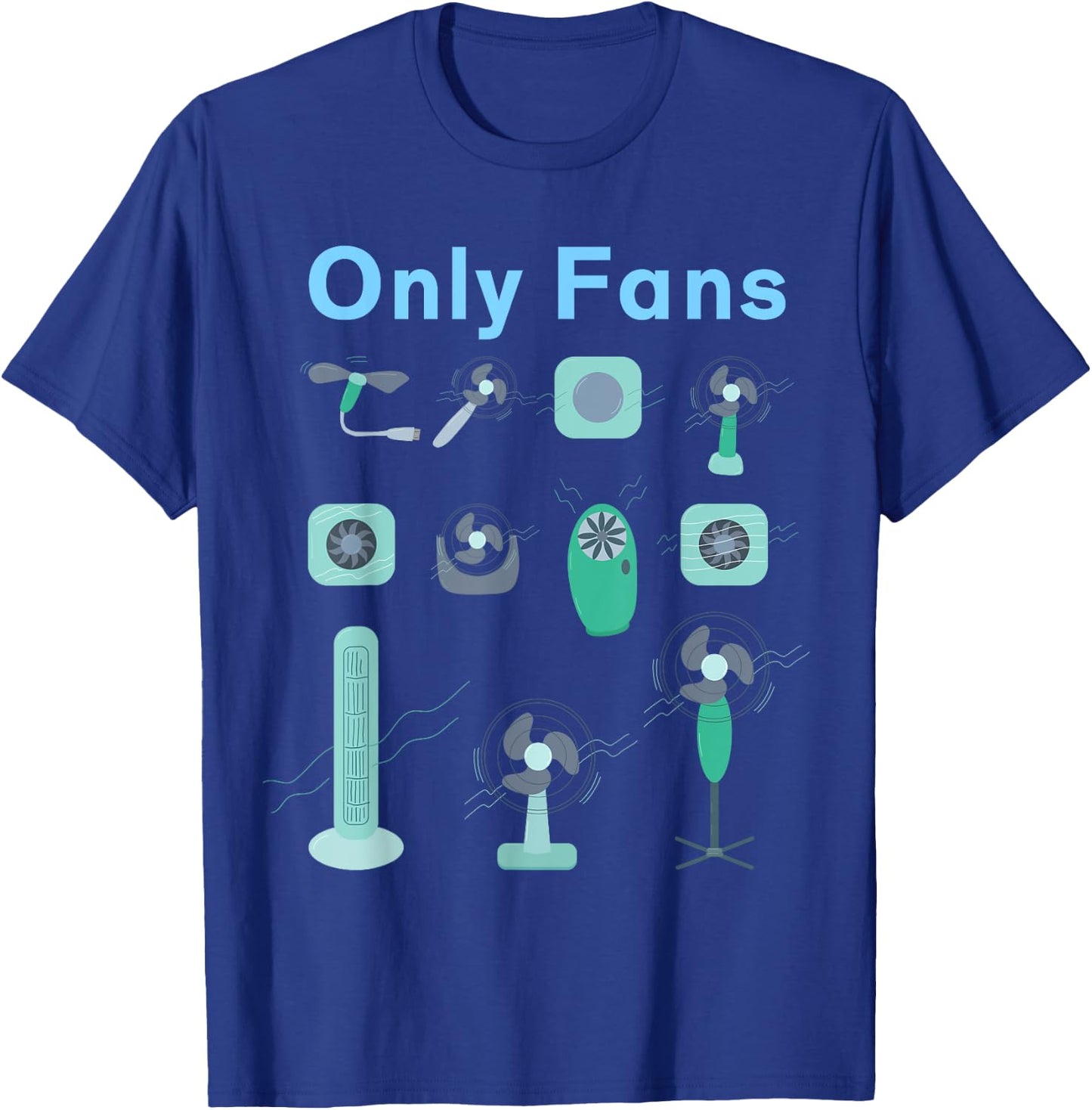 Only fans , Black, S T-Shirt - T-Shirt | Royal