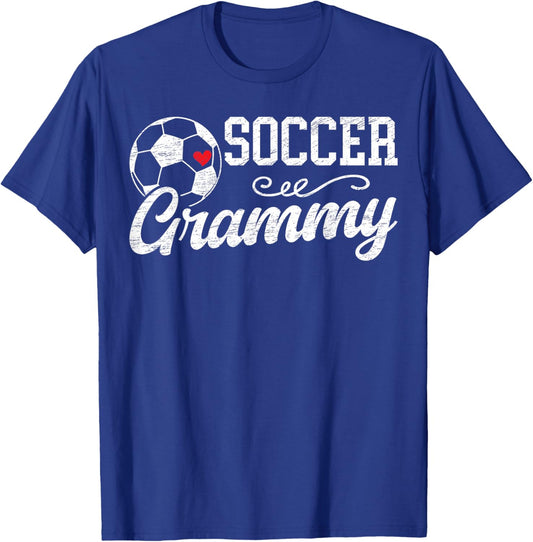 Soccer Grammy Grandma Grammy Of A Soccer Player Grammy T-Shirt - T-Shirt | Royal