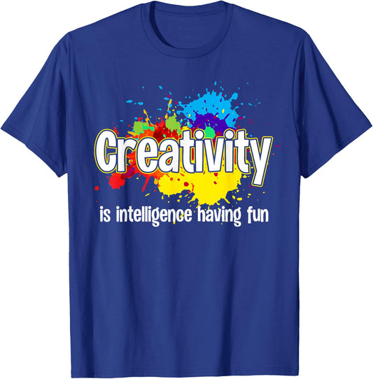 Artist Art Women Creative Drawing Teacher Creativity T-Shirt - T-Shirt | Royal