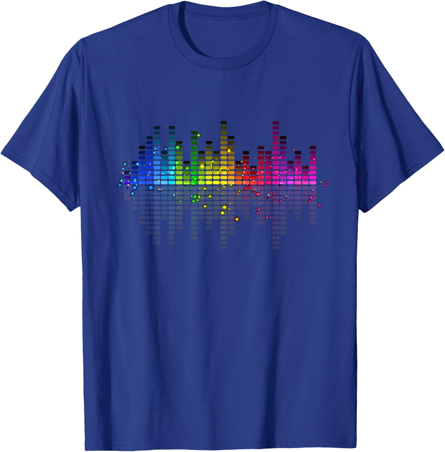 Cool Musical Equalizer Hi-Fi Stereo Music Lover T-Shirt - T-Shirt | Royal