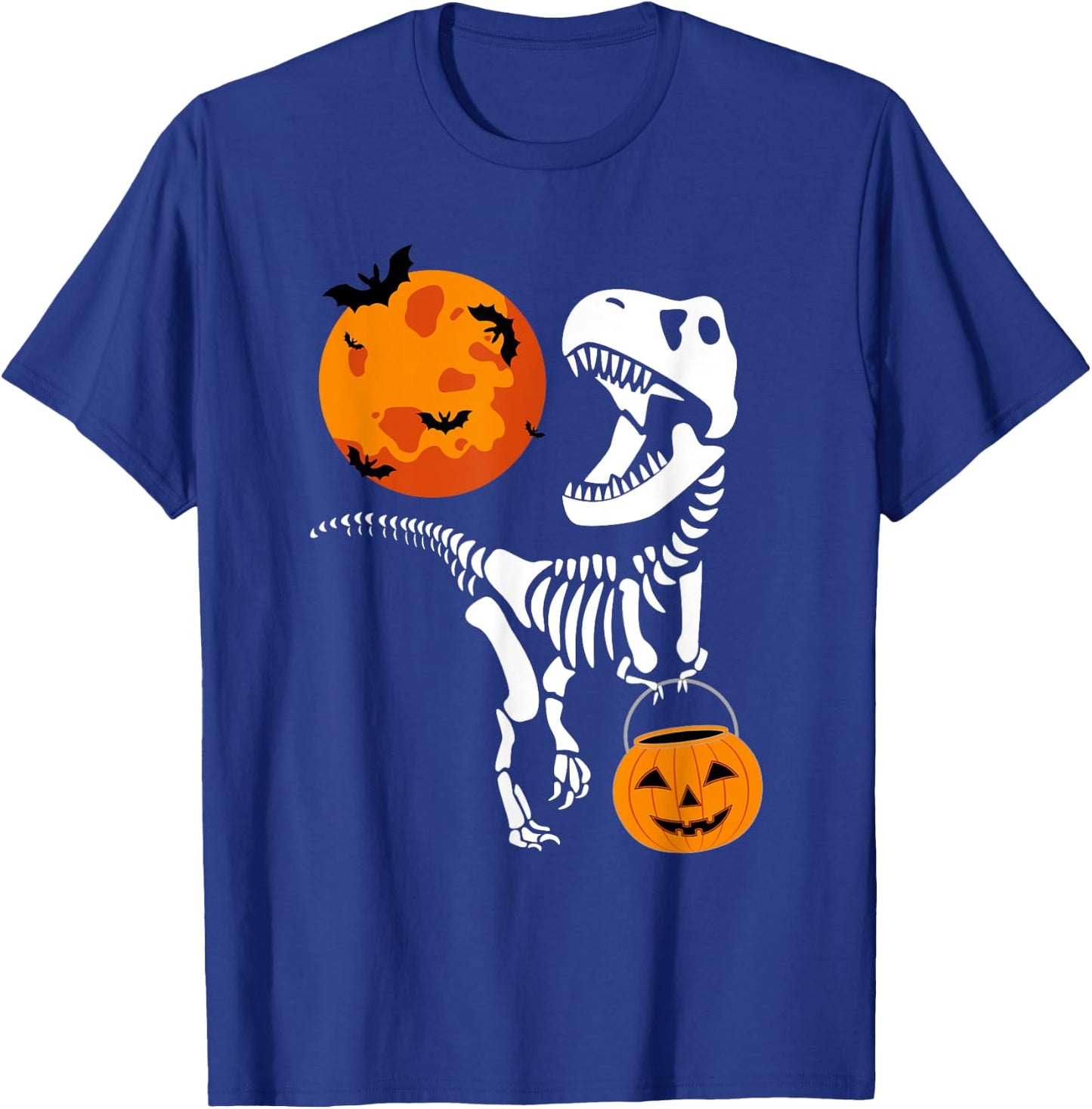 Dinosaur Halloween Shirt Boys Men Kids Toddler Funny T Rex T-Shirt - T-Shirt | Royal