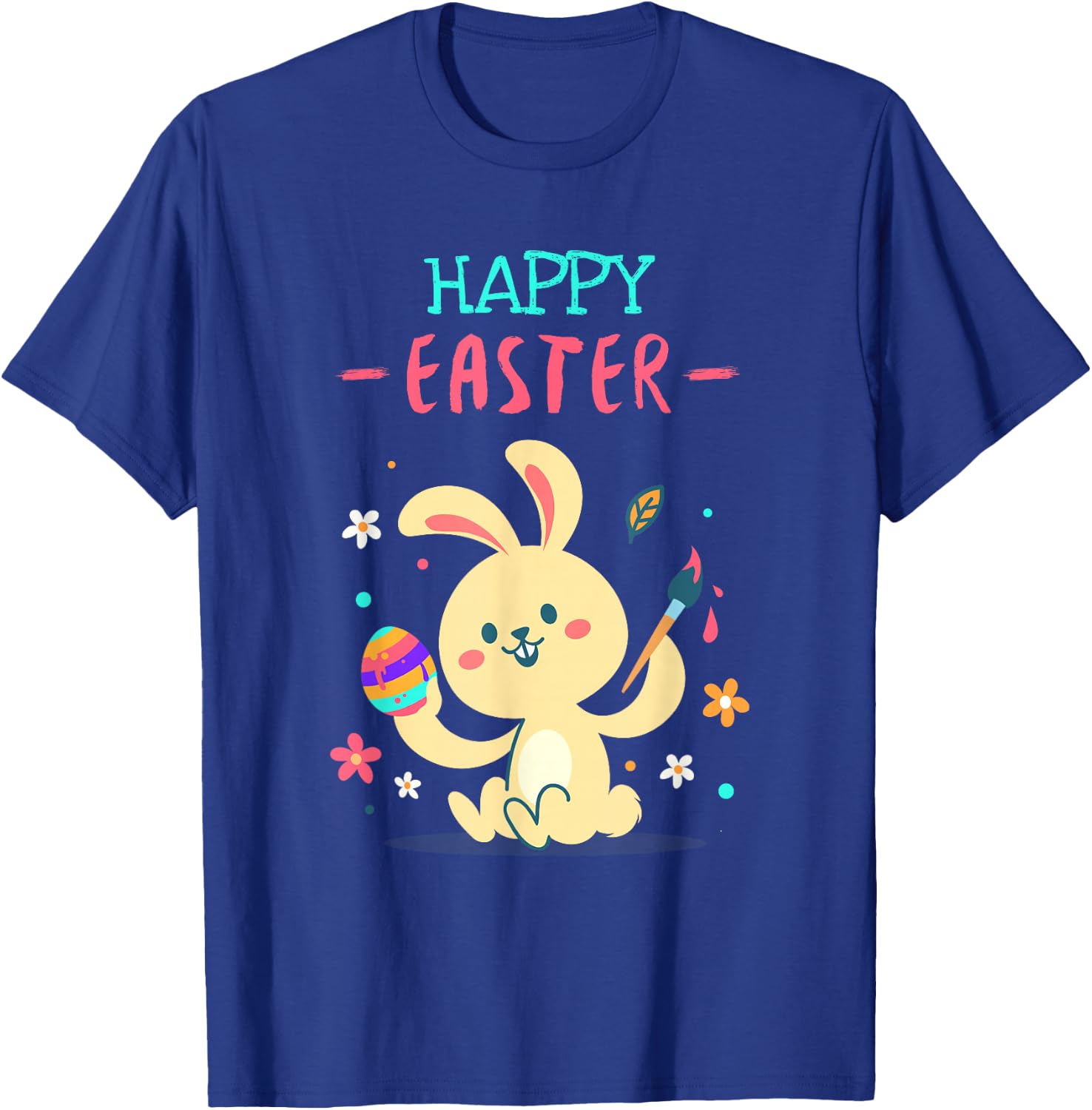 Children's Easter Clothing for Girls Easter Shirts for Children Rabbit Easter , black T-Shirt - T-Shirt | Royal