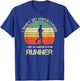 Retro I Don't Do Marathons I Do A Marathon Runner , Small, Black T-Shirt - T-Shirt | Royal