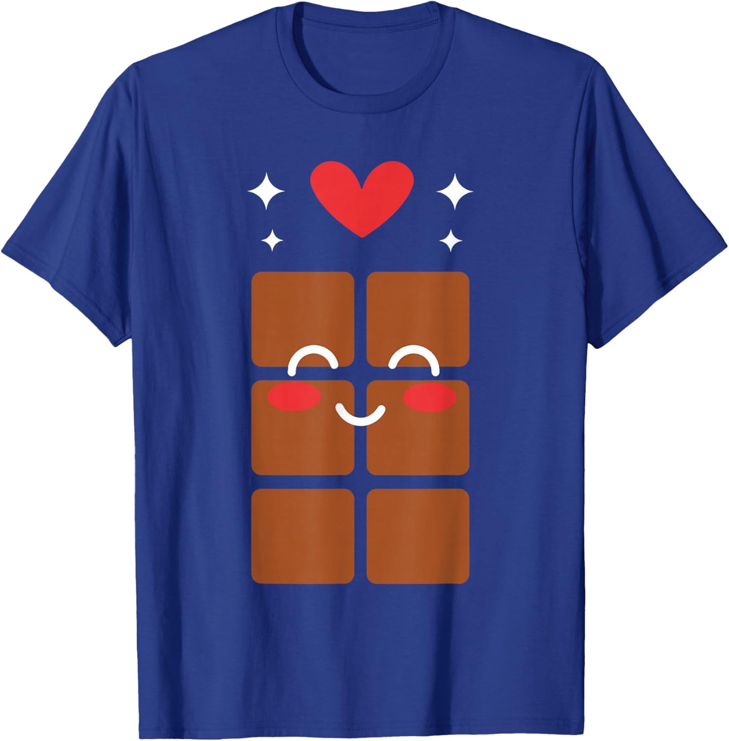 Humor Chocolate Cute Cake Simple Chocolate Tablet , Black, S T-Shirt - T-Shirt | Royal