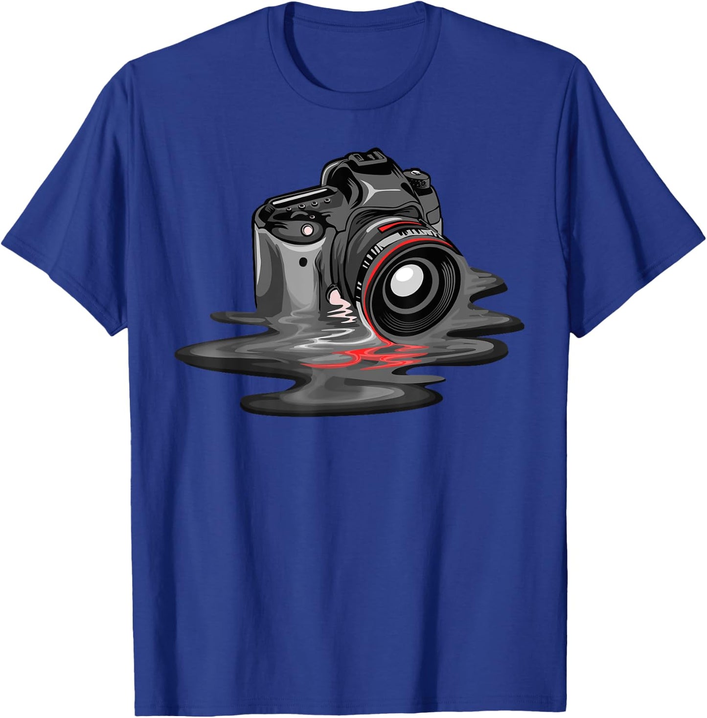 Funny Camera Gift Photographers Men Women Photography T-Shirt - T-Shirt | Royal