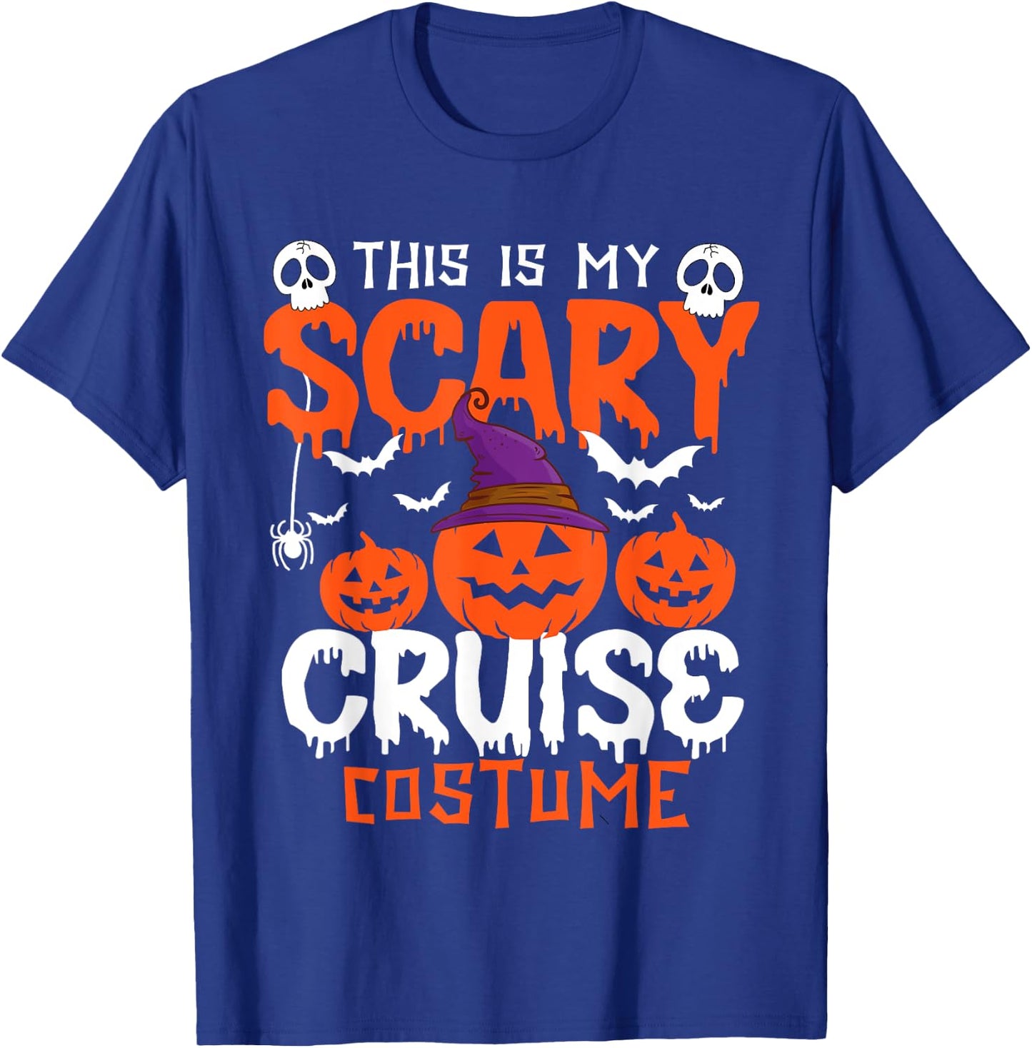 This Is My Scary Cruise Costume Halloween T-Shirt - T-Shirt | Royal