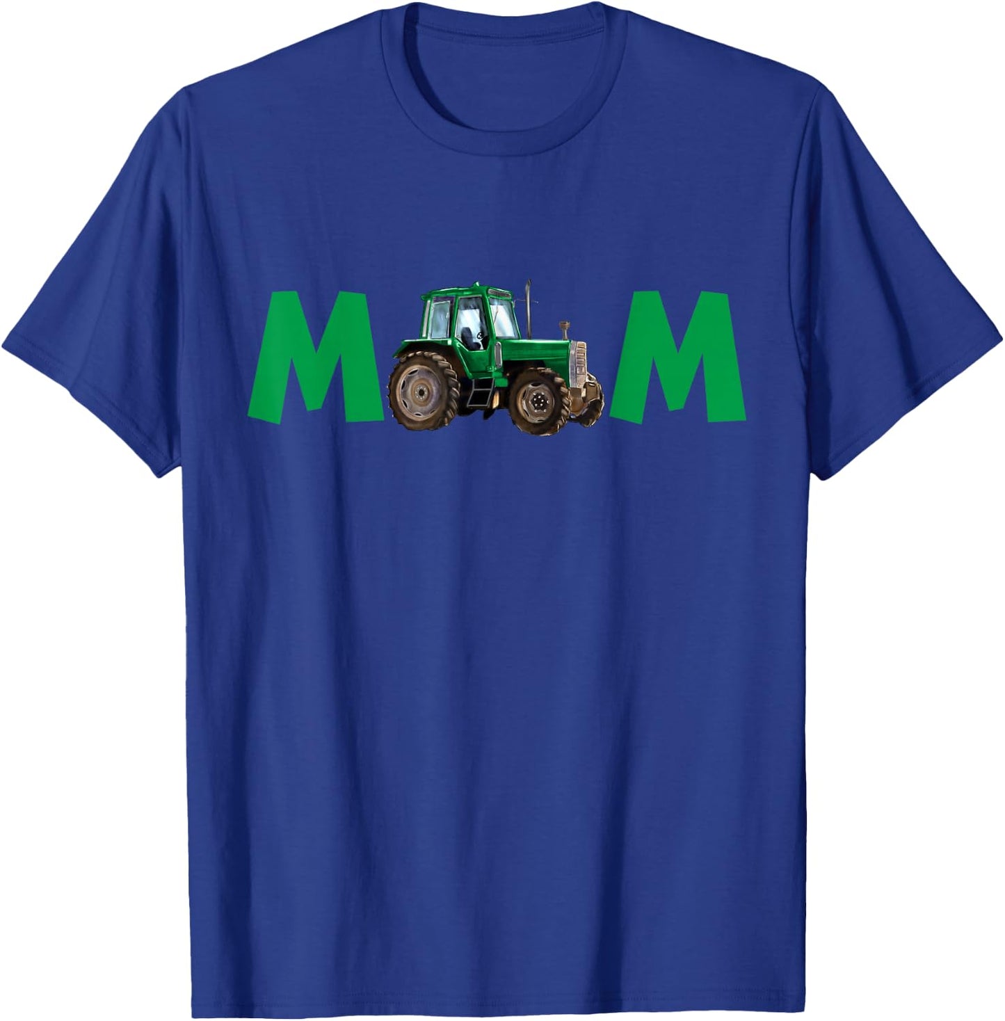 Mama Mom Of The Birthday Boy Farm Tractor Family Matching T-Shirt - T-Shirt | Royal