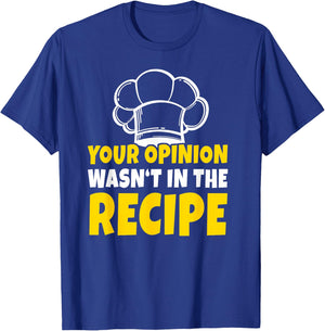Kitchen Chef Cook Baking Cooking Humorous Joke: Men & T-Shirt - T-Shirt | Royal