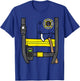 Firefighter Fireman Easy Lazy DIY Halloween Costume Boys T-Shirt - T-Shirt | Royal