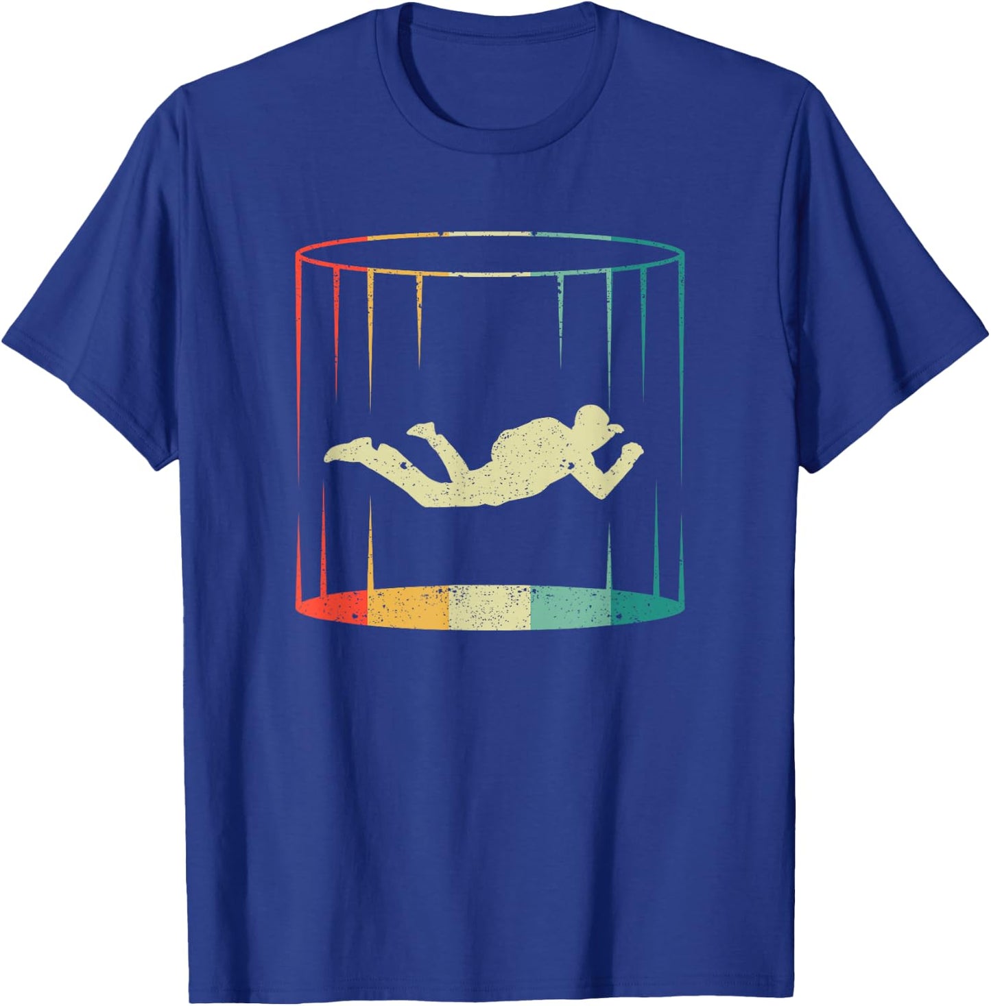 Bodyflying Wind Tunnel Indoor Skydiving Lover Tunnel Flight , black T-Shirt - T-Shirt | Royal