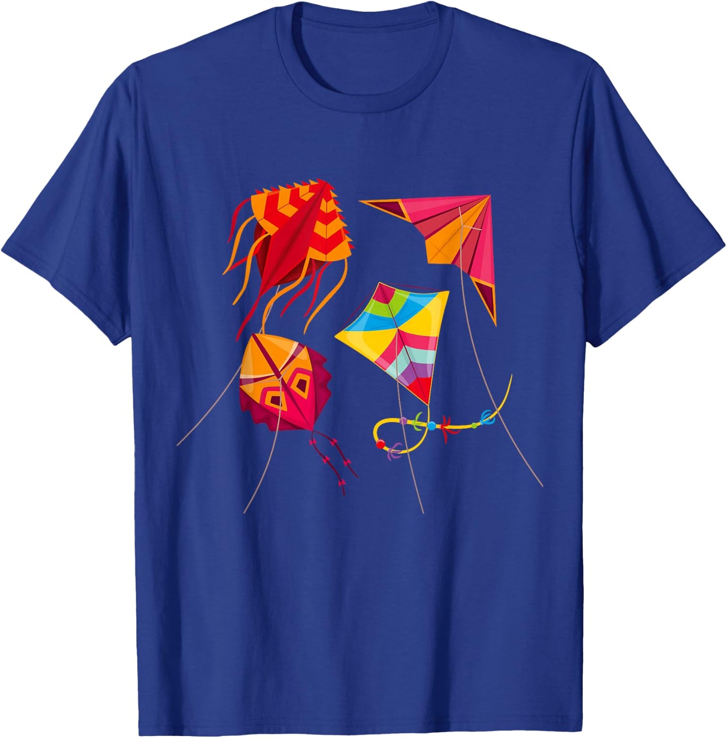 Kite Flying Kite Flyer Flying Wind Kites T-Shirt - T-Shirt | Royal