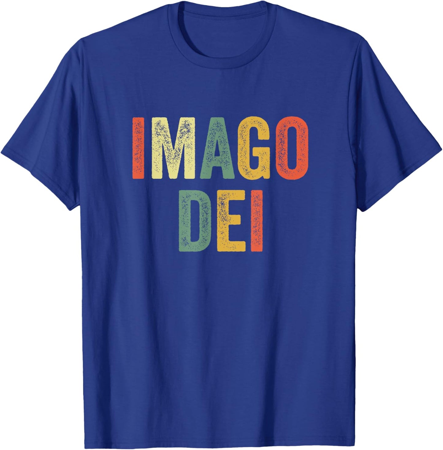 Imago Dei Image Of God Follower Genesis Creation Bible Verse T-Shirt - T-Shirt | Royal