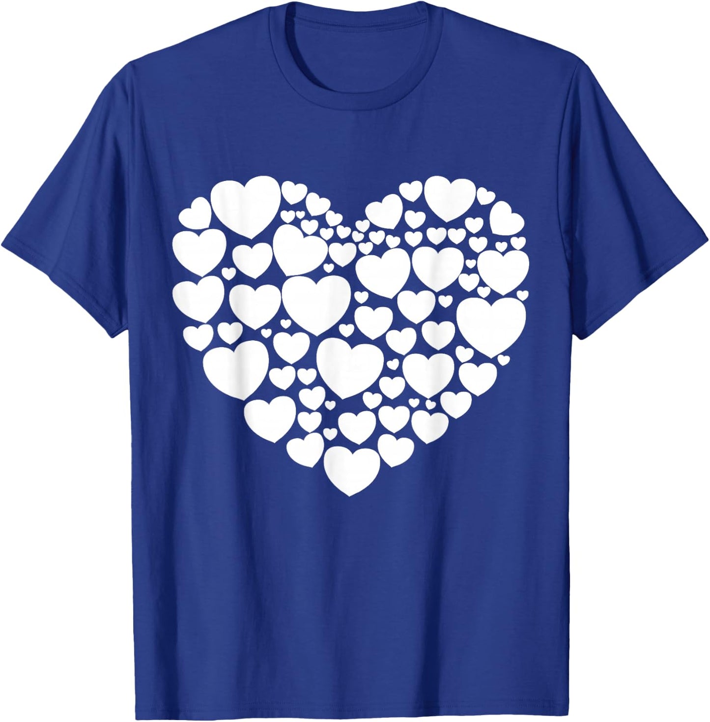 Cute Valentines Hearts Women Girls Toddler T-Shirt - T-Shirt | Royal