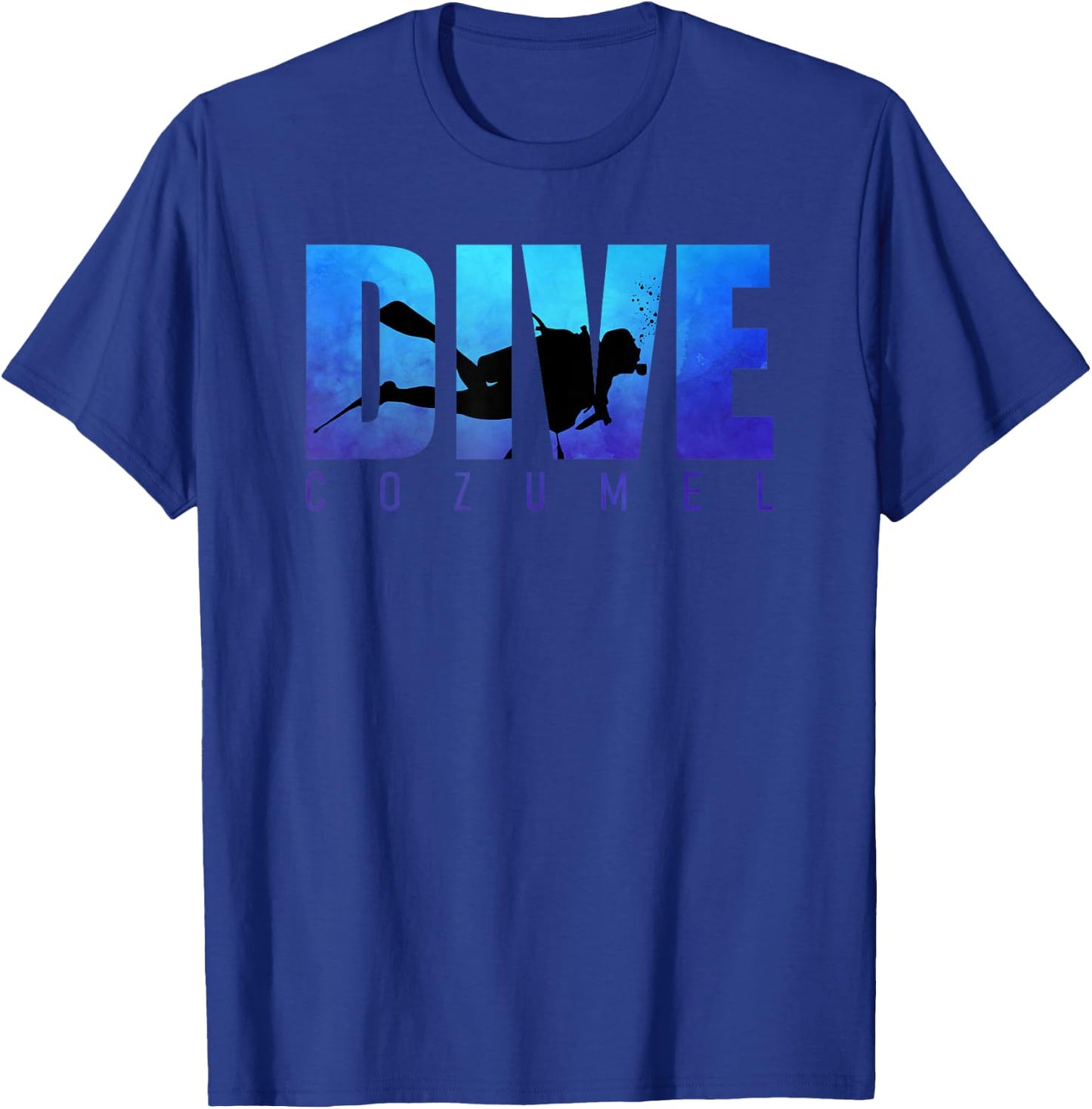 DIVE COZUMEL Scuba Diving Snorkeling Beach Lover Vacation T-Shirt - T-Shirt | Royal