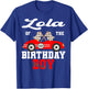 Race Car Lola of The Birthday Boy Racing Family T-Shirt - T-Shirt | Royal