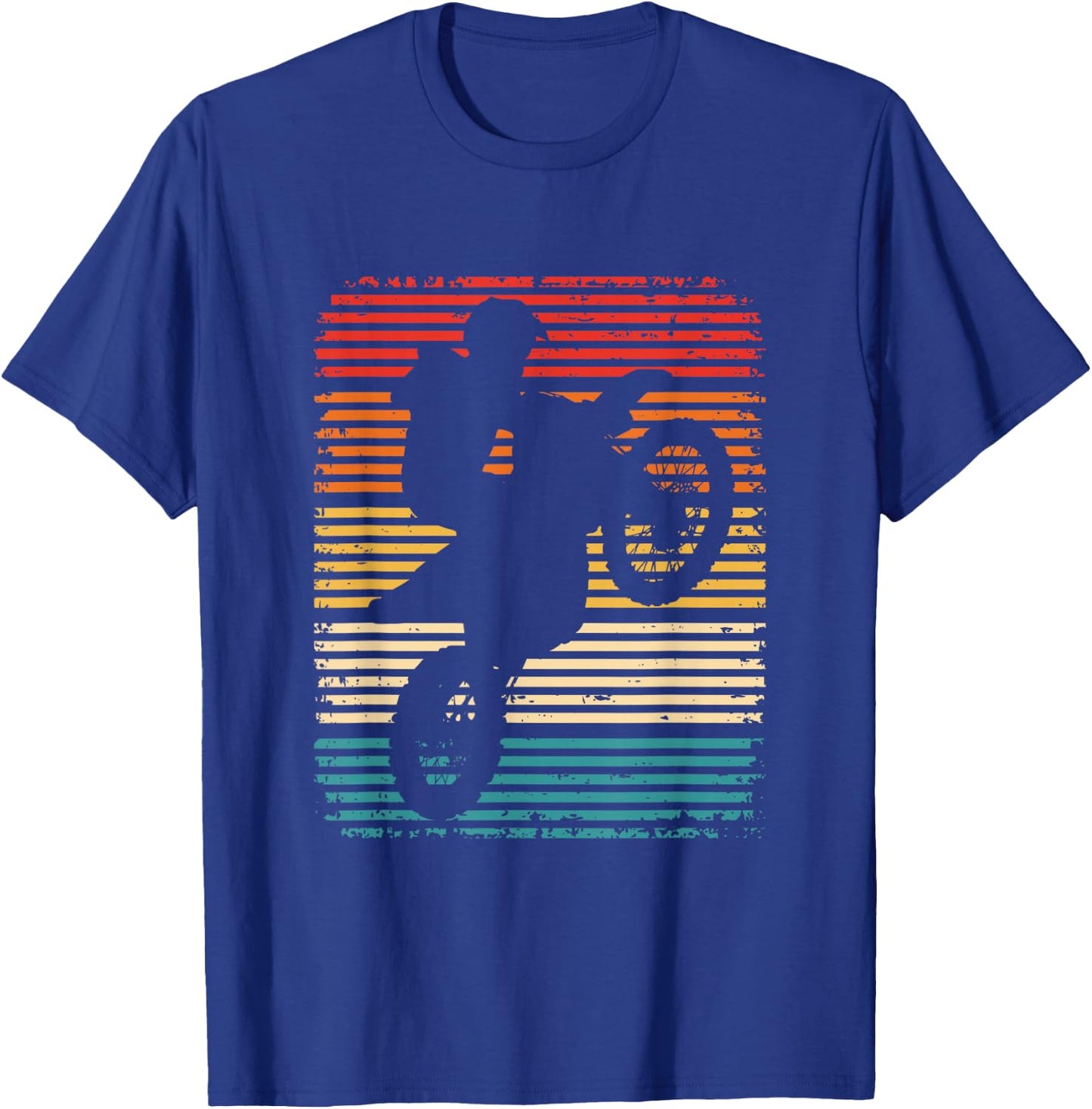 Dirt Bike Enduro Kids Boys Supermoto Motocross , black T-Shirt - T-Shirt | Royal
