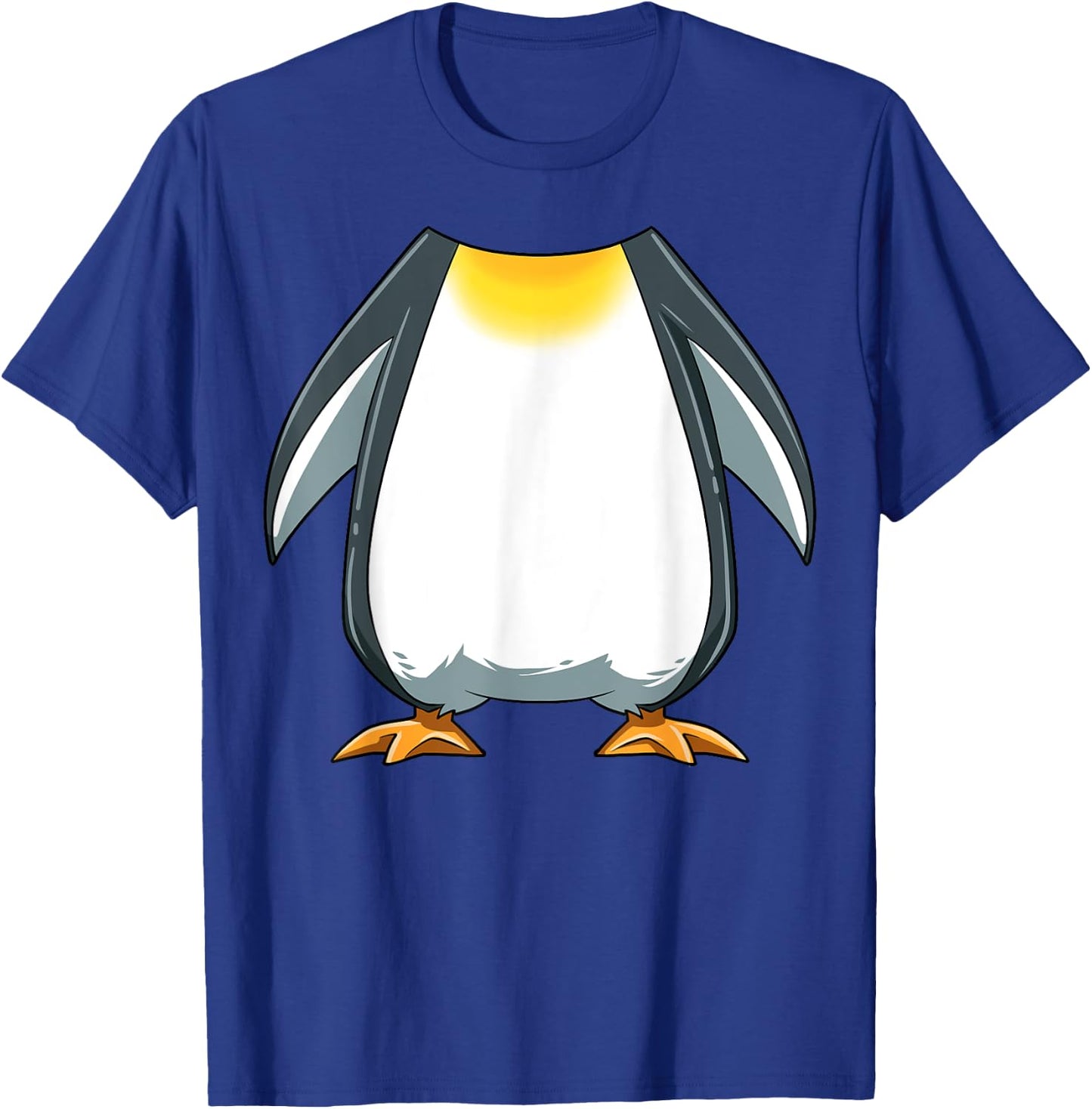 Funny Penguin Costume Penguin Body Headless Penguin Costume T-Shirt - T-Shirt | Royal