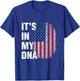 It's in My DNA USA - American Flag Fingerprints T-Shirt - T-Shirt | Royal