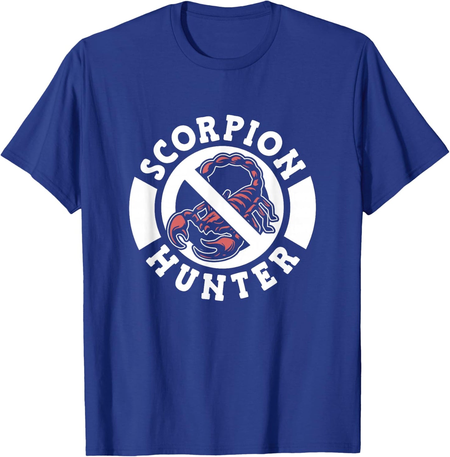 Scorpion Hunter Hunting T-Shirt - T-Shirt | Royal
