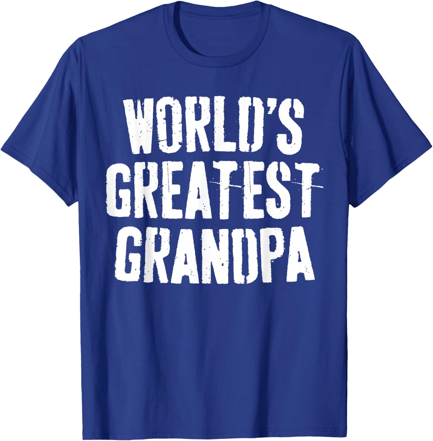 World's Greatest Grandpa Shirt Papa Men Fathers Day T-Shirt - T-Shirt | Royal