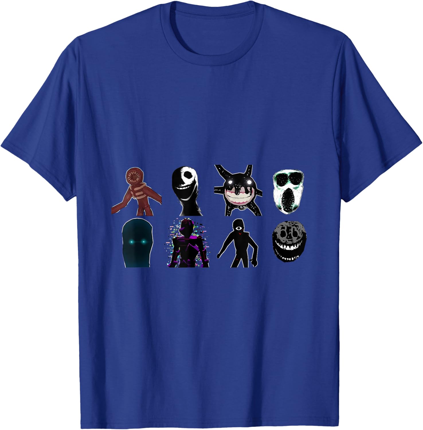 Doors Monsters - Game Doors T-Shirt - T-Shirt | Royal