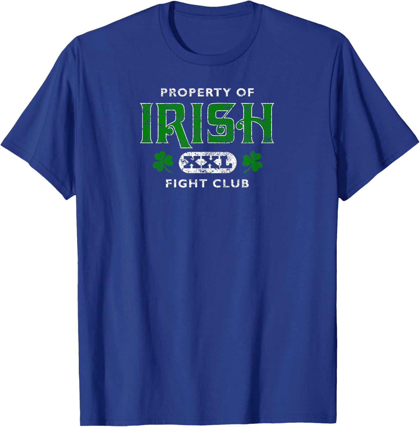 Property of Irish Fight Club XXL T-Shirt - T-Shirt | Royal