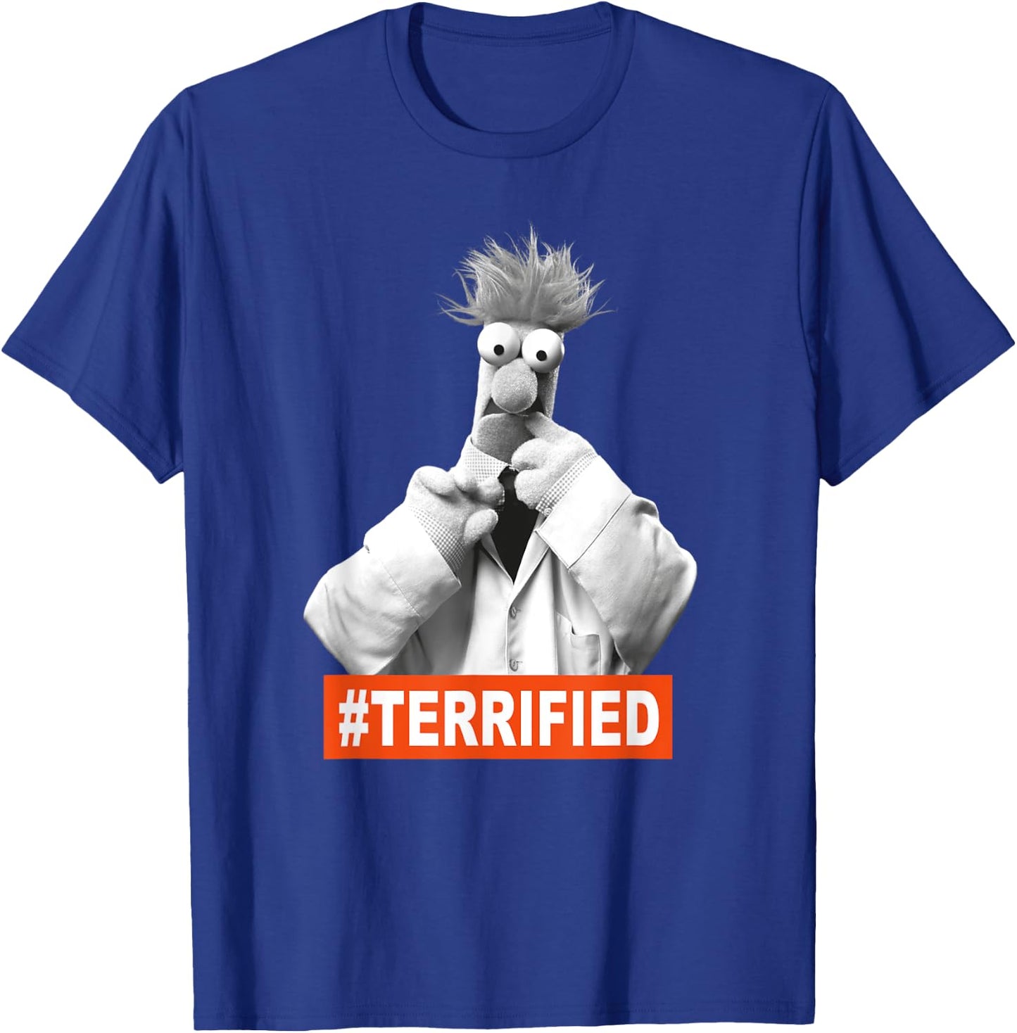 The Muppets Beaker Terrified T-Shirt - T-Shirt | Royal
