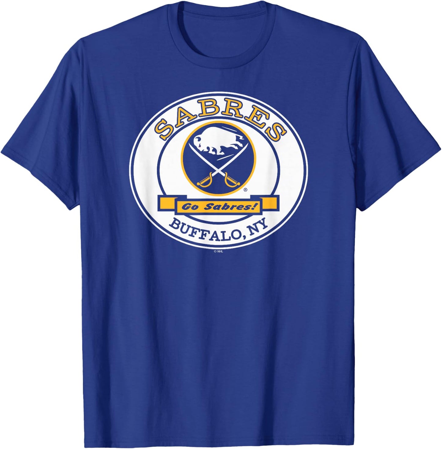 Buffalo Sabres Go Royal Officially Licensed T-Shirt - T-Shirt | Royal