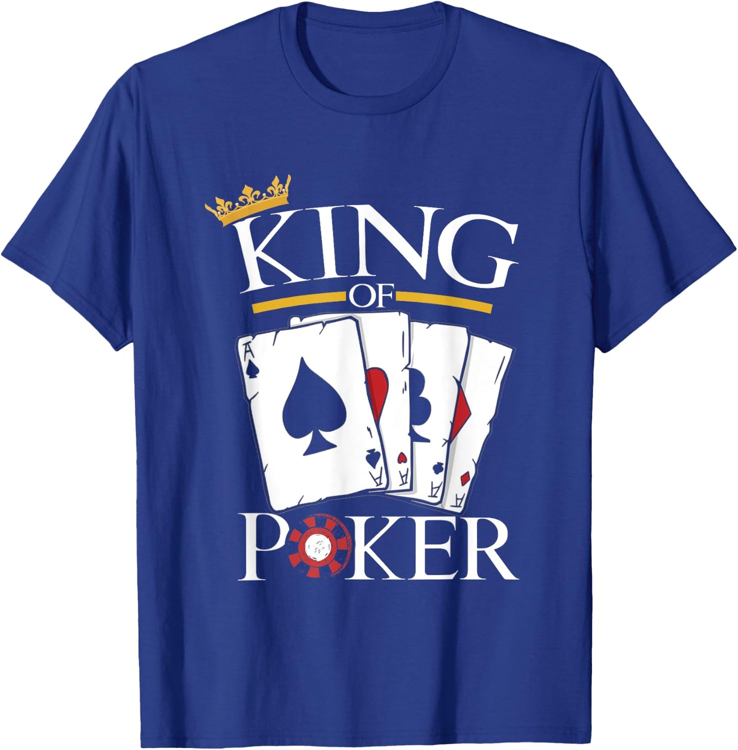 Men's King Of Poker | Card Games Gambling | Casino Gambler , black T-Shirt - T-Shirt | Royal