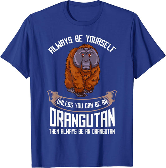 Orangutan Gift Funny Baby Monkey Island T-Shirt - T-Shirt | Royal