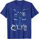 Police Officer Uniform Children's Carnival Handcuffs Police , black, s T-Shirt - T-Shirt | Royal