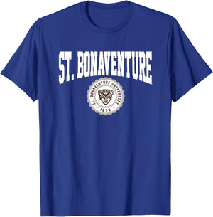 St. Bonaventure University Bonnies Collegiate Seal T-Shirt - T-Shirt | Royal