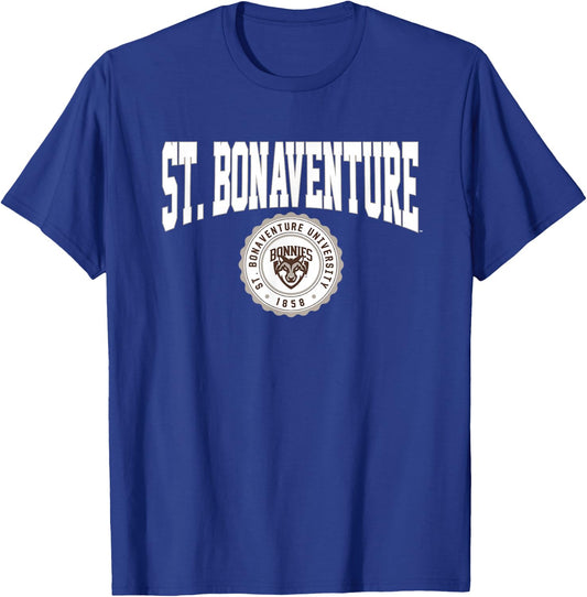 St. Bonaventure University Bonnies Collegiate Seal T-Shirt - T-Shirt | Royal