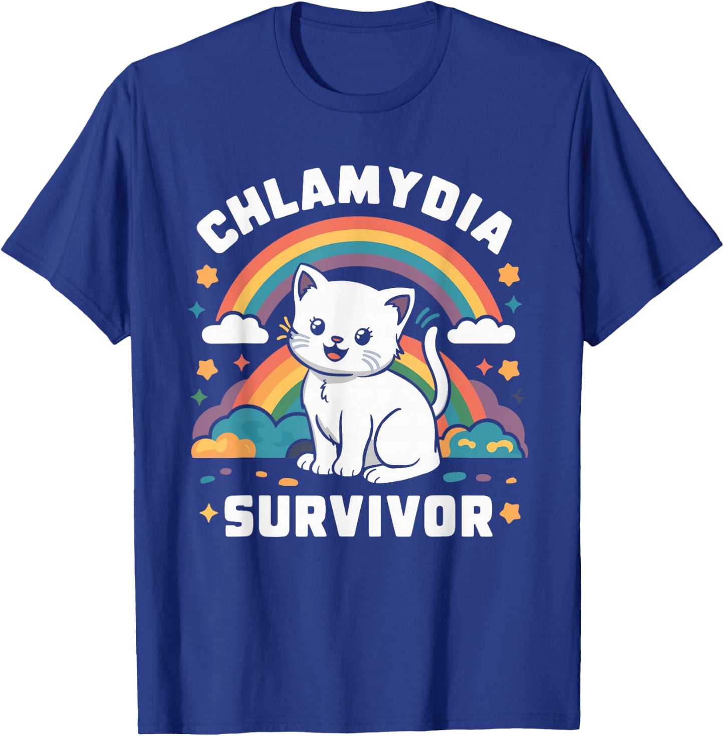 Chlamydia Survivor , Black, S T-Shirt - T-Shirt | Royal