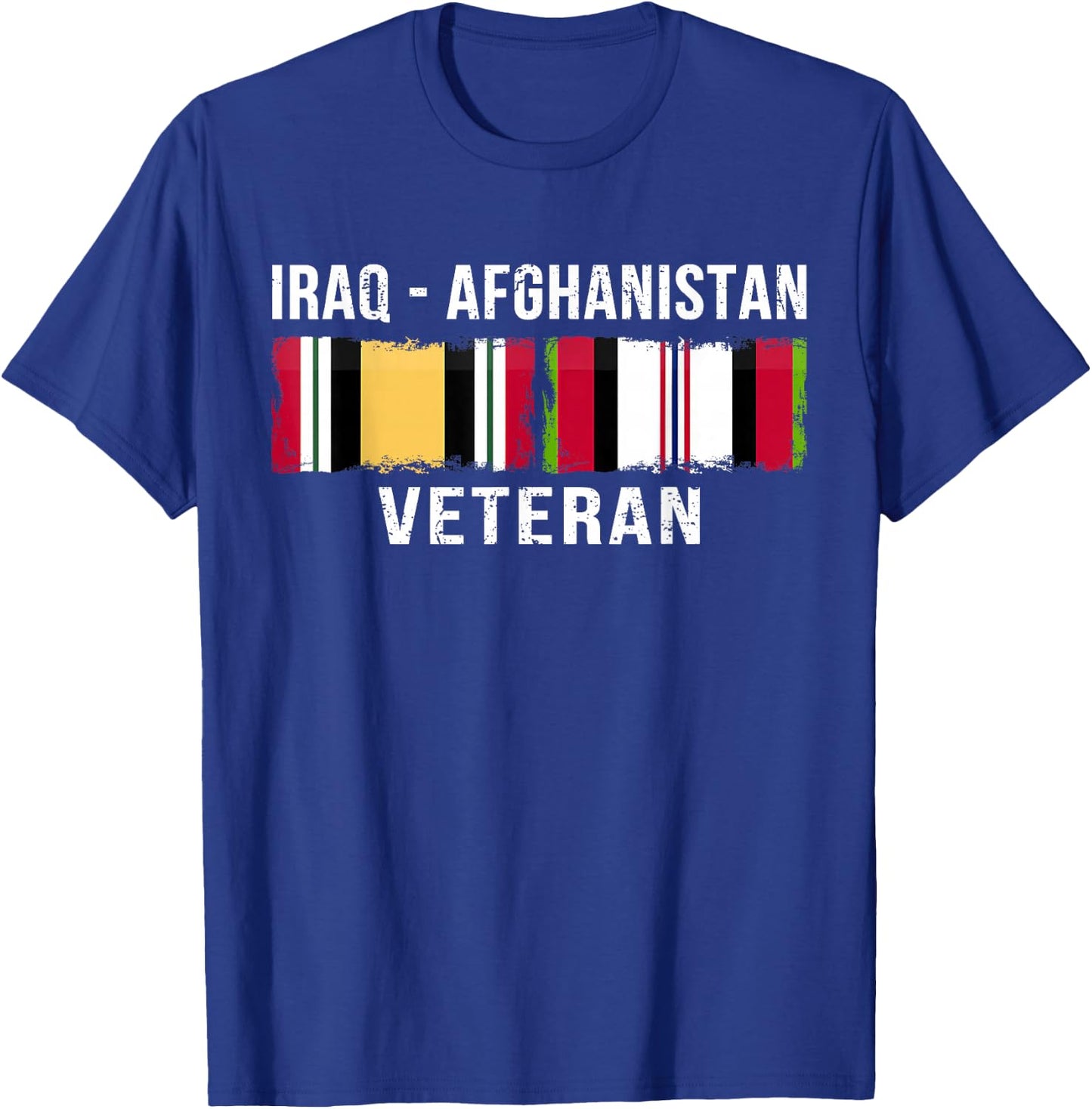 Afghanistan Flag Vintage Outfit Vintage Irag Afghanistan Veteran Gift - -Adults, Black, 3XL, Short Sleeve, Classic Fit, Cotton 60% Polyester 40% T-Shirt - T-Shirt | Royal
