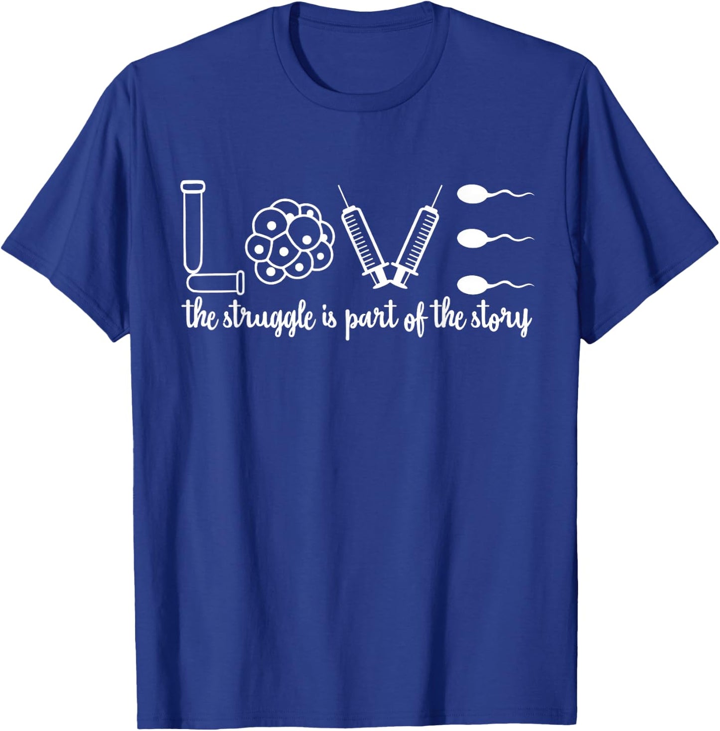 The FLeecy Fox IVF Infertility IVF Mom & Dad IUI T-Shirt - T-Shirt | Royal