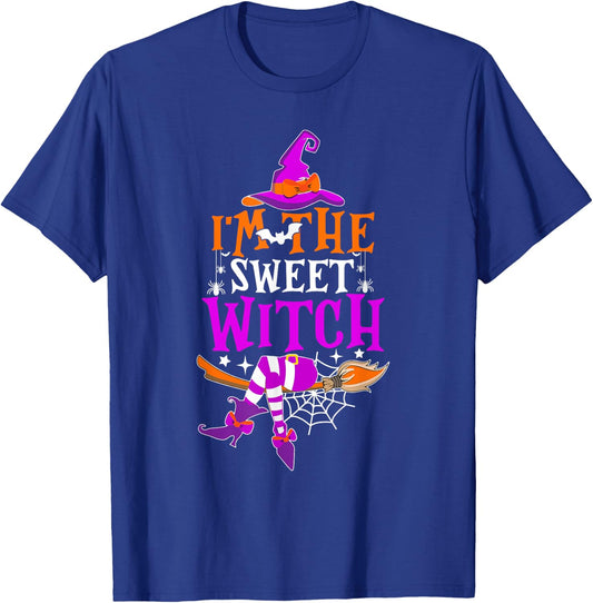 I'm The Sweet Witch Shirt Funny Witch Halloween Costume T-Shirt - T-Shirt | Royal