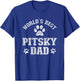 Pitsky Dog Dad - World's Best Pitsky Daddy Men Women Girls Kids T-Shirt - T-Shirt | Royal