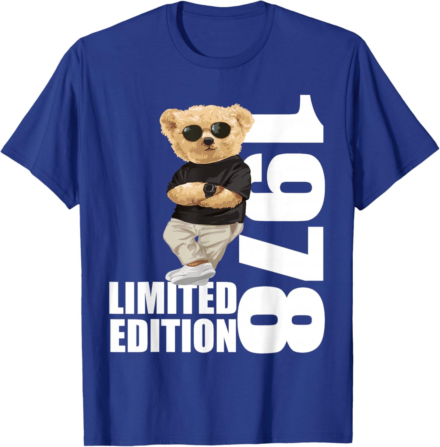 Limited Edition 1978 Bear Bear Birthday 1978 Vintage 1978 T-Shirt - T-Shirt | Royal