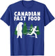 Funny Bear Gonna Eat You Canada Fast Food Gift T-Shirt - T-Shirt | Royal