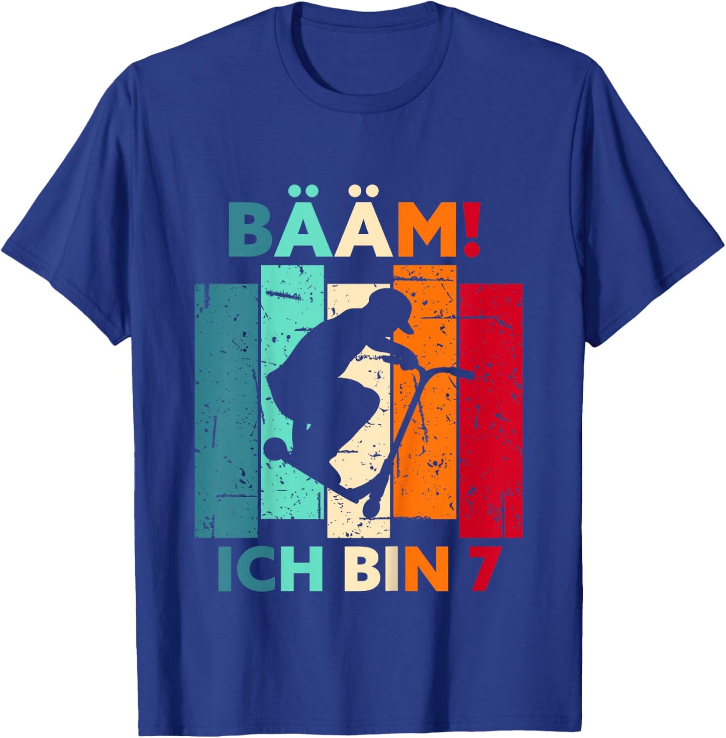 Bääm! Ich bin 7 Geburtstag Sieben Jahre Junge Mädchen 7. T-Shirt - T-Shirt | Royal