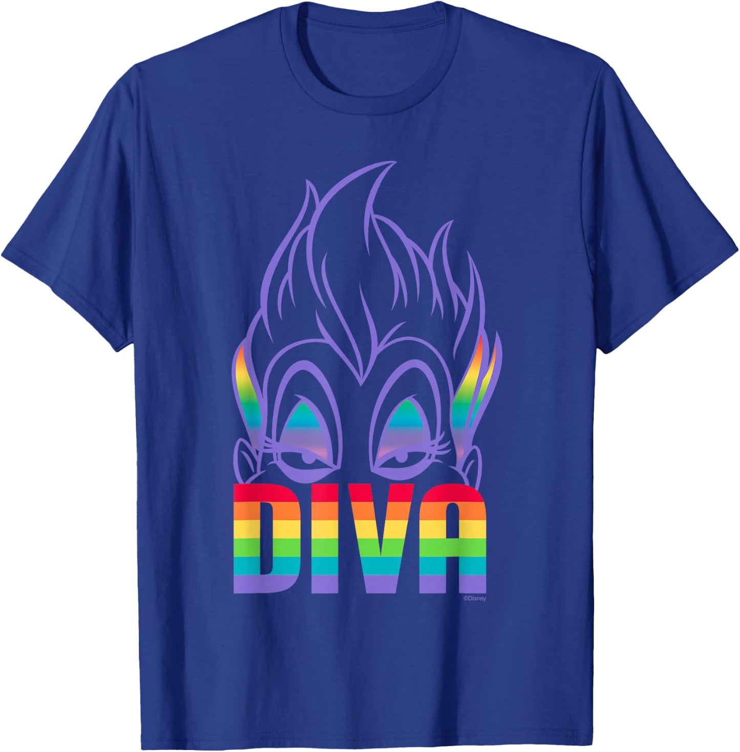 Disney Villains Ursula Diva Pride , black T-Shirt - T-Shirt | Royal