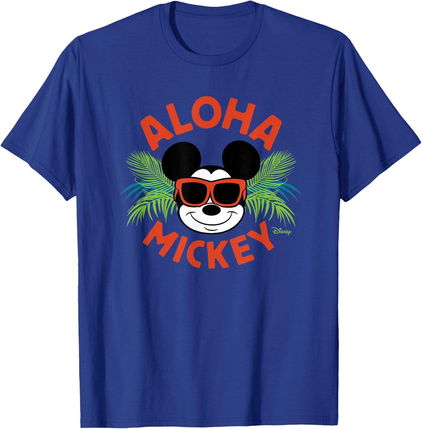 Mickey Mouse - Aloha Mickey T-Shirt - T-Shirt | Royal